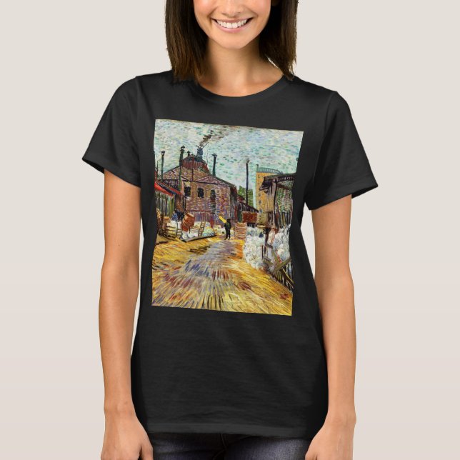 Fabriken (1887) av Vincent Van Gogh T Shirt (Framsida)