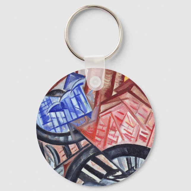 Fabriken och bron nyckelring (Framsida)