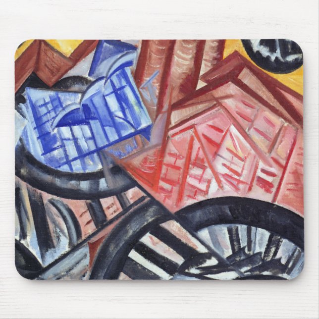 Fabriken och överbrygga musmatta (Framsidan)