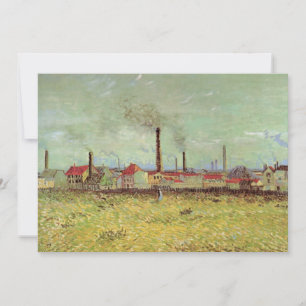 Fabriker i Asnieres av Vincent van Gogh