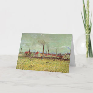 Fabriker i Asnieres av Vincent van Gogh Kort