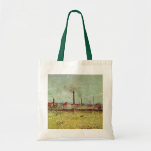 Fabriker i Asnieres av Vincent van Gogh Tygkasse