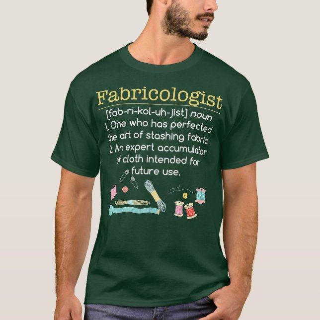 Fabrikolog Funny Quilter GIfts Apparat T Shirt (Framsida)