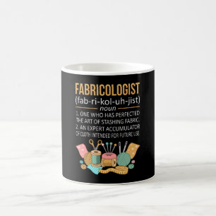 Fabrikologer Facts Quilter Quilting Sewer Sewer Se Kaffemugg