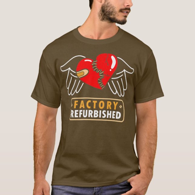 Fabriksåterbränd - öppen hjärtoperationsgåva t shirt (Framsida)