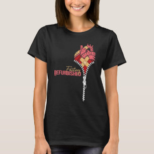 Fabriksinfektion, reurbated Heart Survivor Warrior T Shirt