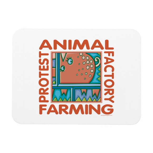 Fabriksuppfödning, animaliska Höger Magnet (Horisontell)