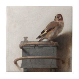 Fabritius - utskriften av Goldfinch Painting Art Kakelplatta