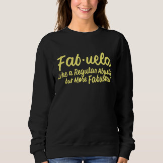 Fabuela Definition Abuela Latina spansk mormor T Shirt