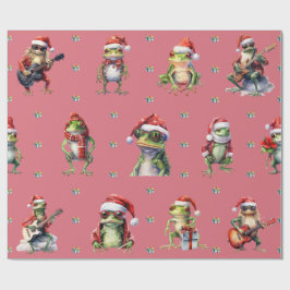Fabulat Frog Sten Band jul Helgdag Lt Red Presentpapper