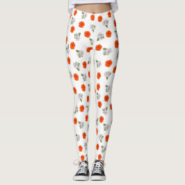 Fabulerad Blommigt Leggings
