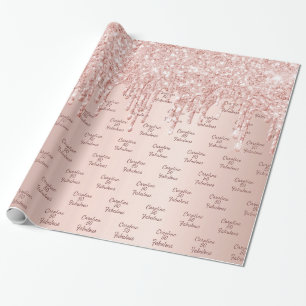 Fabulerad födelsedag ro guld glitter gnistra presentpapper