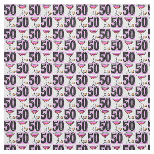 FABULÖS 50:E FÖDELSEDAGSFEST TYG (Provkarta)