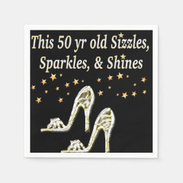 FABULÖSA 50:E SILVER SHOE QUEEN PAPPERSSERVETT