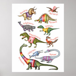 Fabulösa dinosaurier poster
