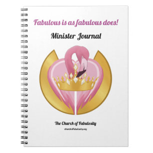 Fabulosisminister Journal kyrka Anteckningsbok