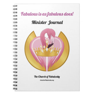 Fabulosisminister Journal kyrka Anteckningsbok