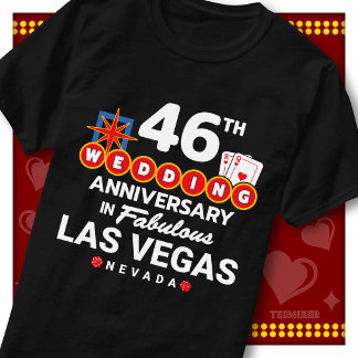 Fabulöst Las Vegas 46-års bröllopspar T Shirt