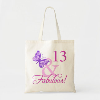 Fabulous 13:e födelsedagen tygkasse