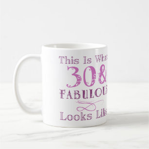 Fabulous 30års födelsedag för henne kaffemugg