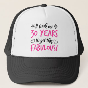 Fabulous 30års födelsedag keps