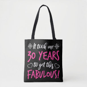 Fabulous 30års födelsedag tygkasse