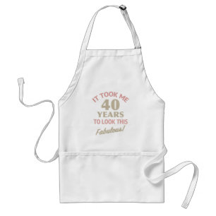 Fabulous 40:e födelsedagen förkläde