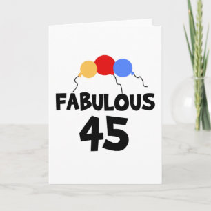 Fabulous 45 kort