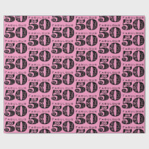 Fabulous 50:e Rosa Birthday