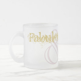 Fabulous & 50 Elegant Guld Rosa Birthday Frostad Glasmugg