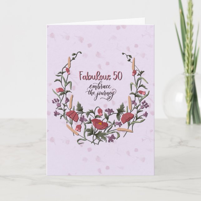 Fabulous 50-kort kort (Framsida)