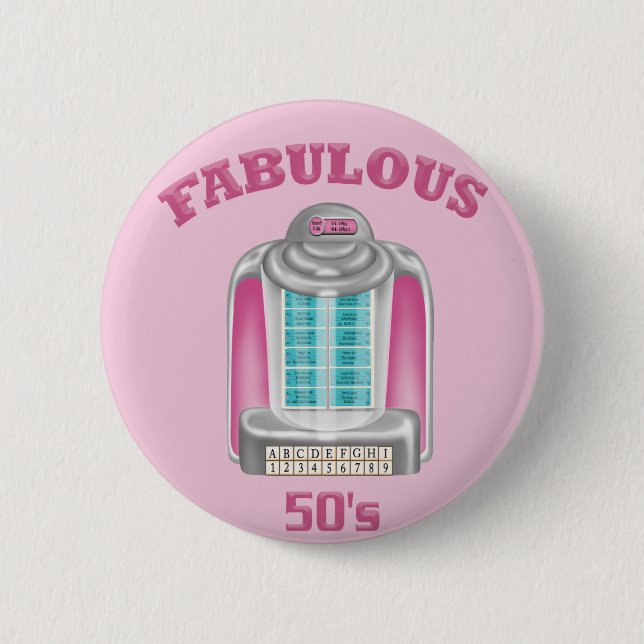 Fabulous 50's knapp (Framsida)