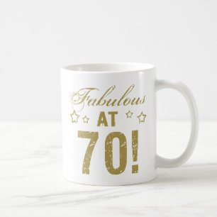 Fabulous 70:e födelsedagen kaffemugg