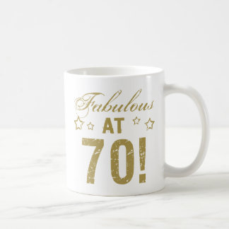 Fabulous 70:e födelsedagen kaffemugg