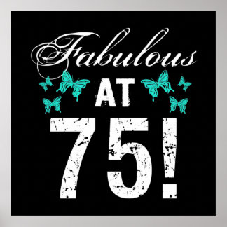 Fabulous 75:e Birthday för hennes skull Poster