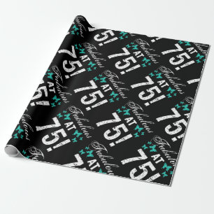Fabulous 75:e Birthday för hennes skull Presentpapper