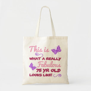 Fabulous 75:e Birthday Tygkasse