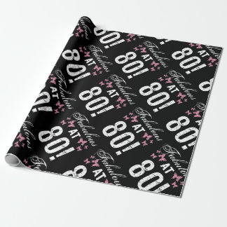 Fabulous 80:e födelsedagen presentpapper