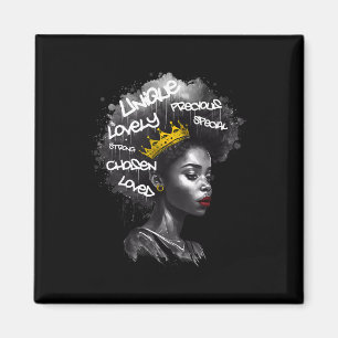 Fabulous Afro Black Woman med inflytande på Ord oc Magnet