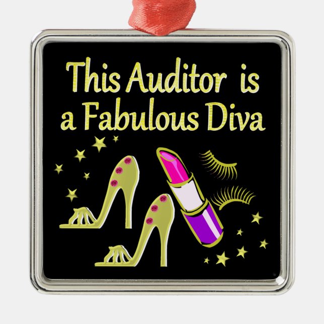 FABULOUS ATTORNEY DIVA DESIGN JULGRANSPRYDNAD METALL (Framsidan)