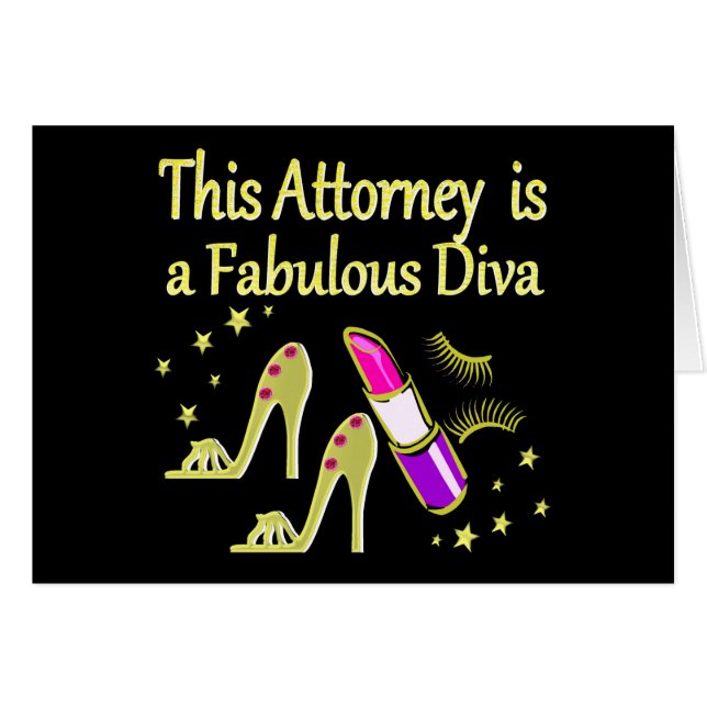 FABULOUS ATTORNEY DIVA DESIGN OBS KORT (Framsidan Horizontal)