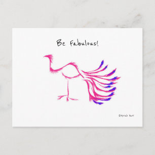 Fabulous Bird Vykort