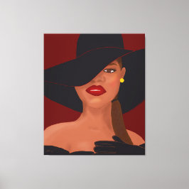 Fabulous Black Woman Canvastryck