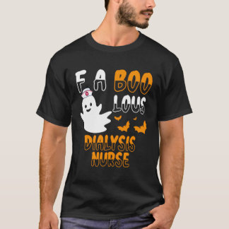 Fabulous Boo Crew Dialysis Nurse Cute Halloween Co T Shirt