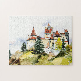 Fabulous Colorful Vintage Romantik Castle House Pussel