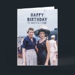Fabulous Dam Friends Retro Birthday Vänskap Kort<br><div class="desc">Ändra meddelandet om du vill ha två vackra vänner som står tillsammans med ett hälsningskort.</div>