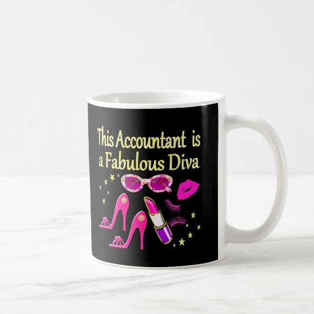 FABULOUS DIVA ACCOUNTANT DIVA KAFFEMUGG (Höger)