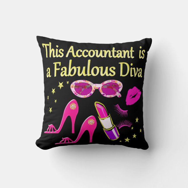 FABULOUS DIVA ACCOUNTANT DIVA KUDDE (Framsida)