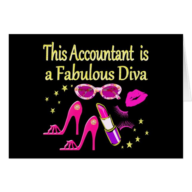 FABULOUS DIVA ACCOUNTANT DIVA OBS KORT (Framsidan Horizontal)