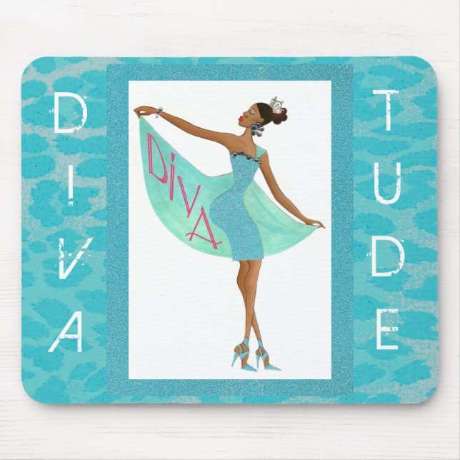 Fabulous Diva mousepad Musmatta (Framsidan)